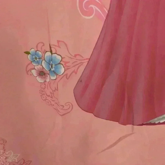 Set of 2 girls room Disney Princess window curtains drapes panels With Sub Panel - Picture 10 of 16